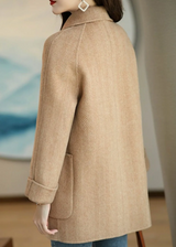 Women's double-breasted coat, view 2
