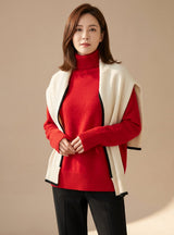 Madison | Women's Oversized Knit Turtleneck Pullover Sweater