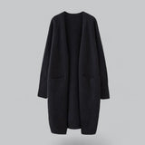 Evelyn | Women's Oversized Long Open-Front Knit Cardigan
