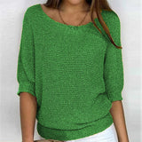 Eleanor | Women's Relaxed-Fit Batwing-Sleeve Knit Pullover Sweater