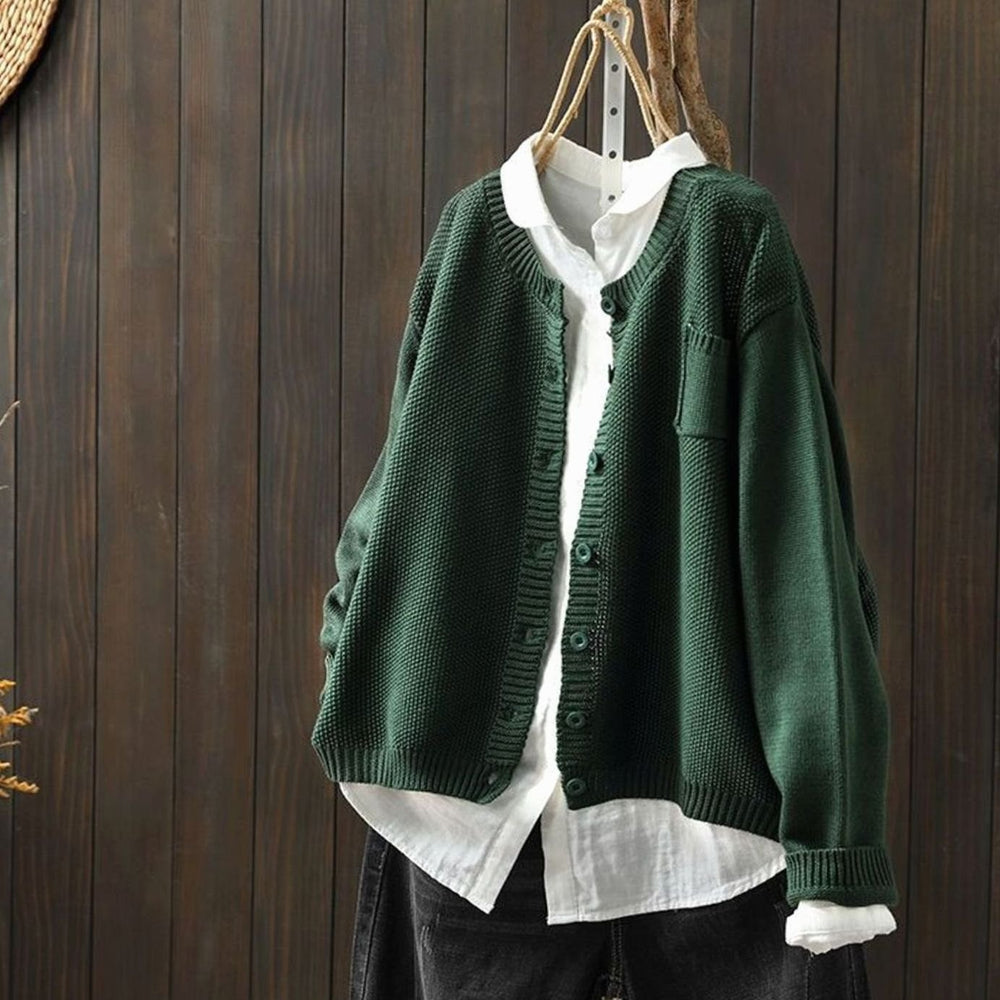 Emma | Women's Relaxed-Fit Button-Front Comfy Knit Cardigan - 2