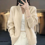 Harper | Women's Relaxed-Fit Half-Zip Ribbed Knit Sweater - 5