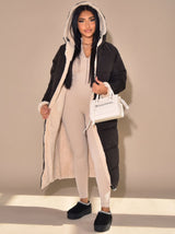 Grace | Women's Reversible Longline Hooded Puffer Winter Coat