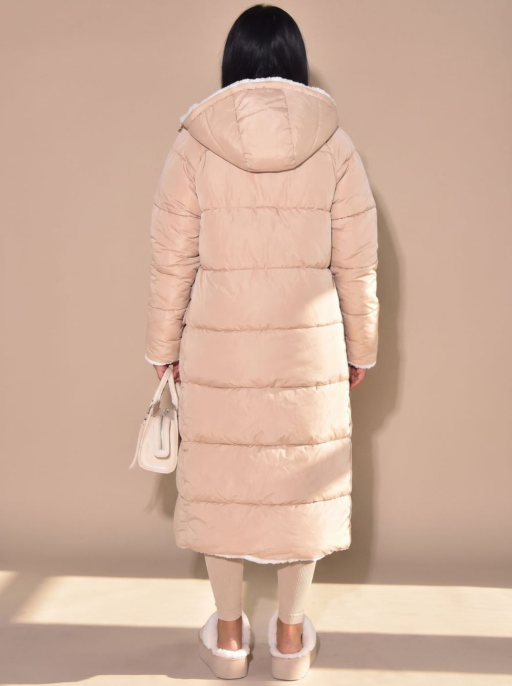 Grace | Women's Reversible Longline Hooded Puffer Winter Coat