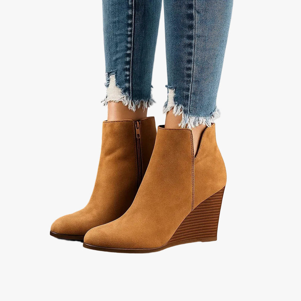 Women's wedge ankle boots, view 1