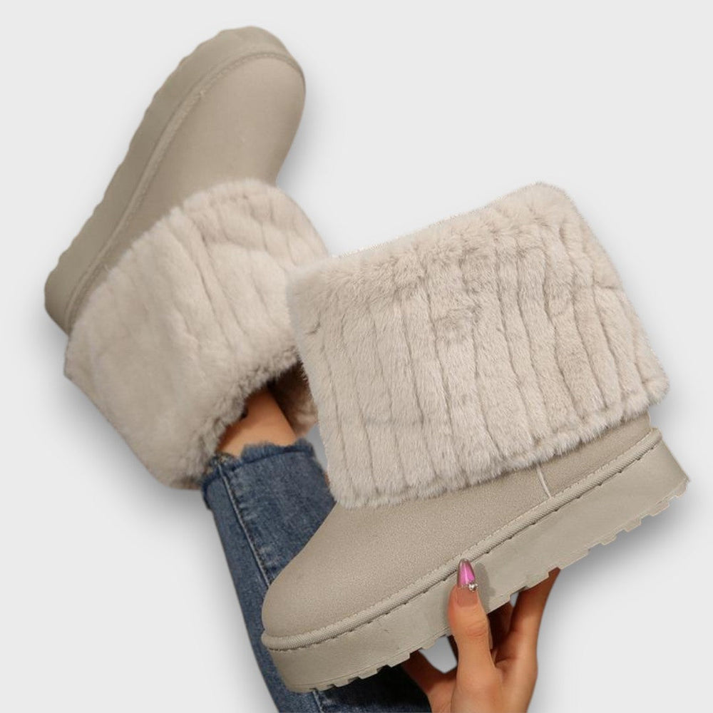 Women's fold-over cuff ankle boots, view 2