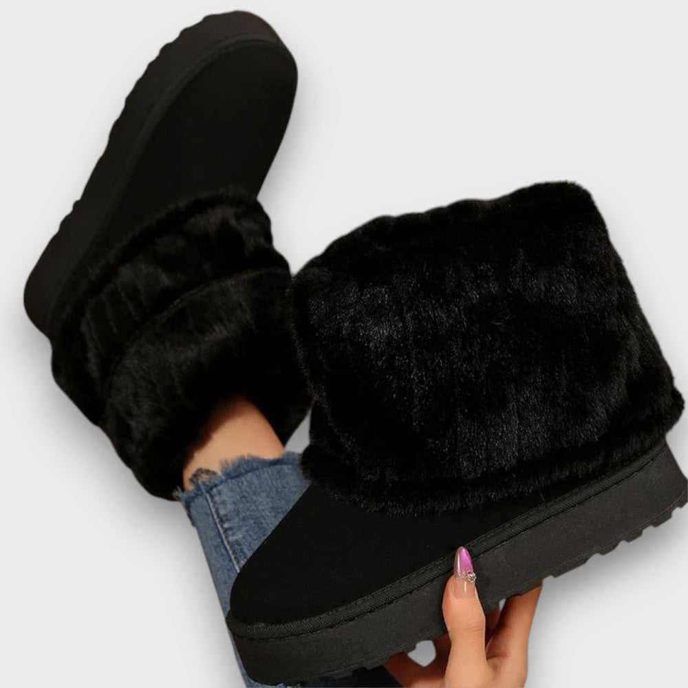 Women's fold-over cuff ankle boots, view 3