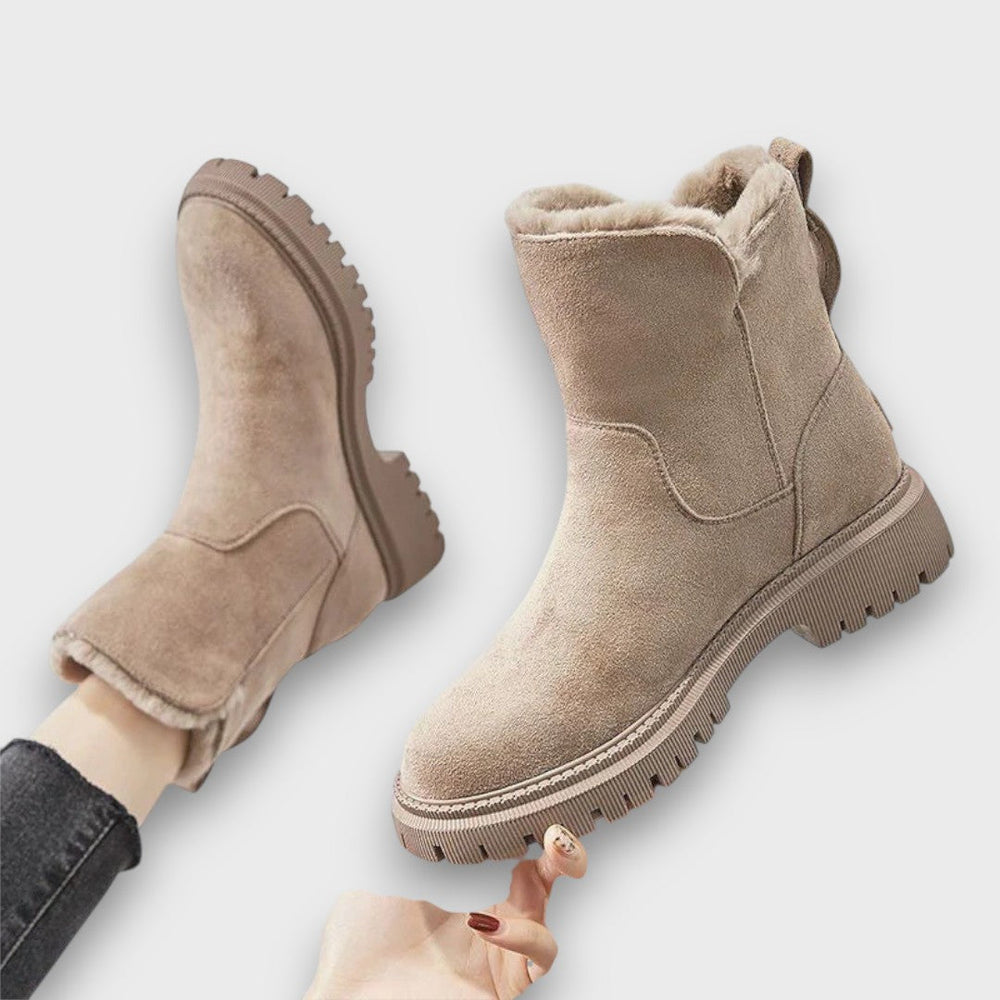Women's lug ankle boots, view 2