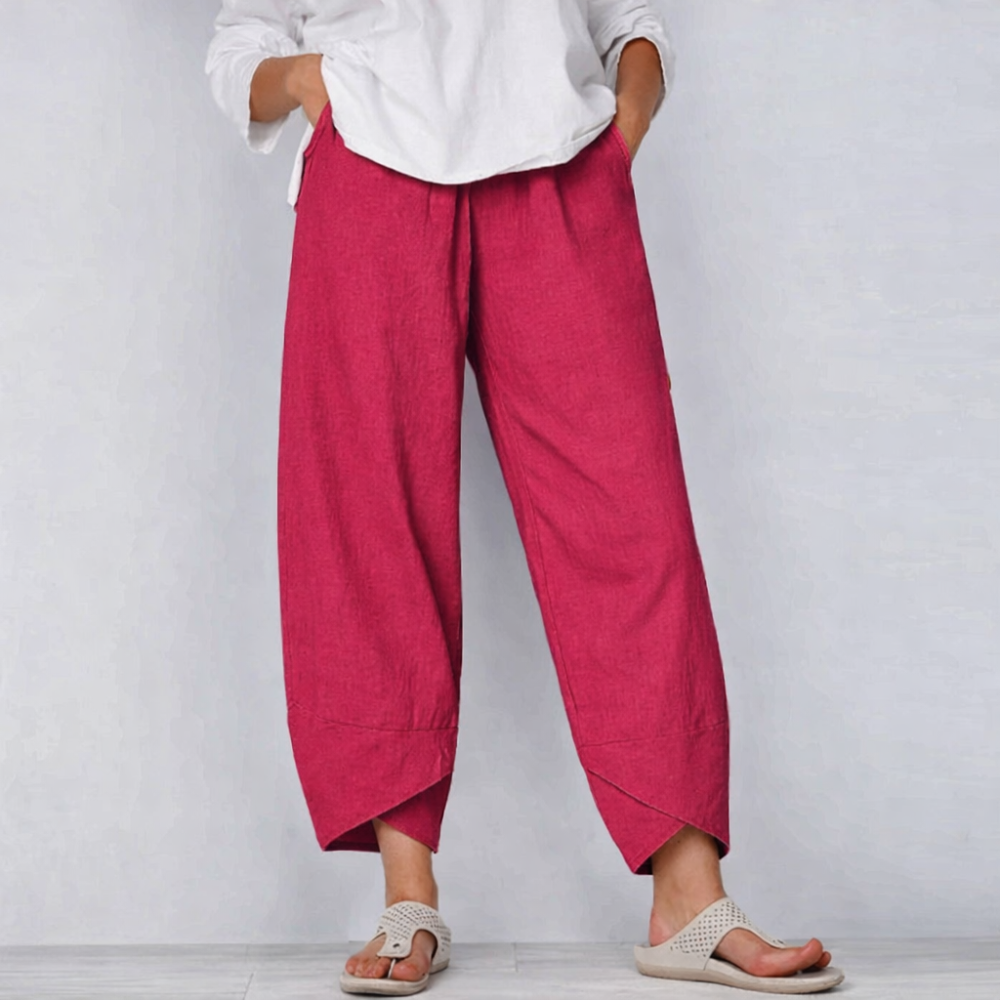Women's Summer Trousers – Breathable Fabric, Multiple Colors & Sizes S-5XL