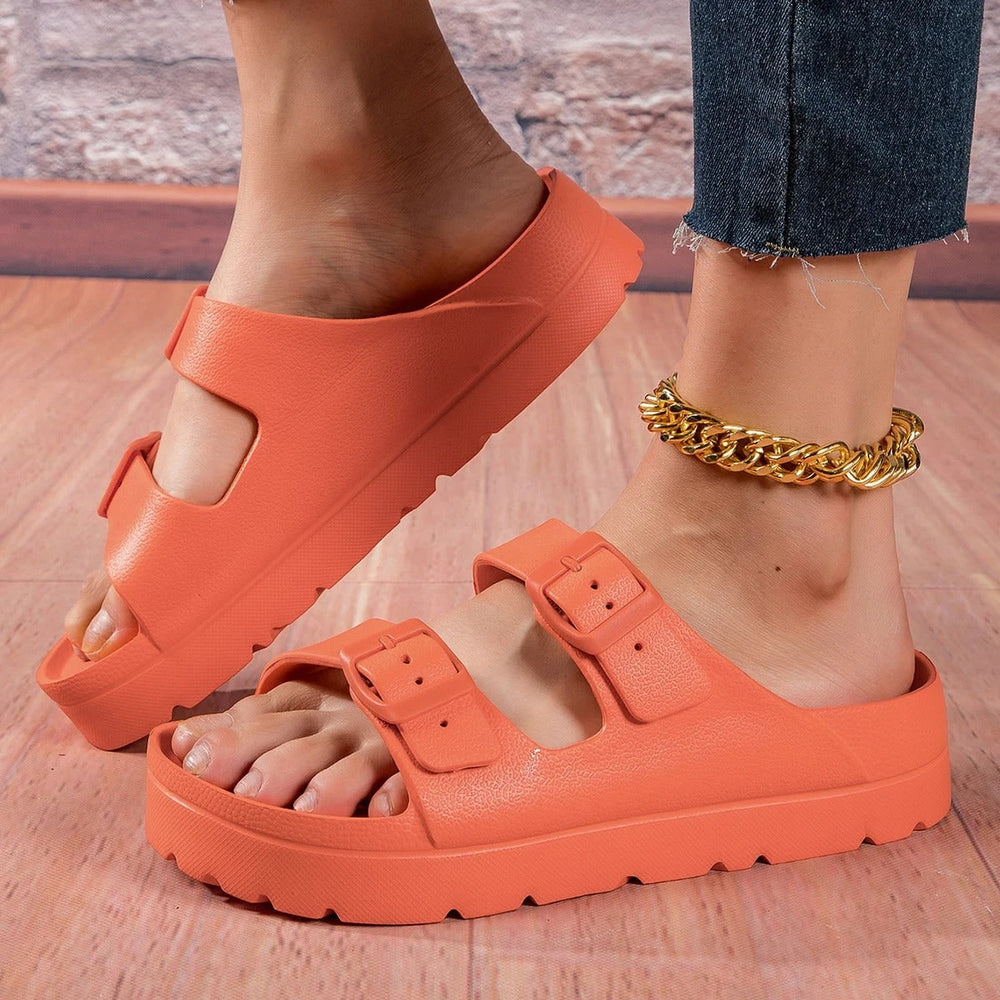 Women's Supportive Sandals Thick Sole Ergonomic | Footwear
