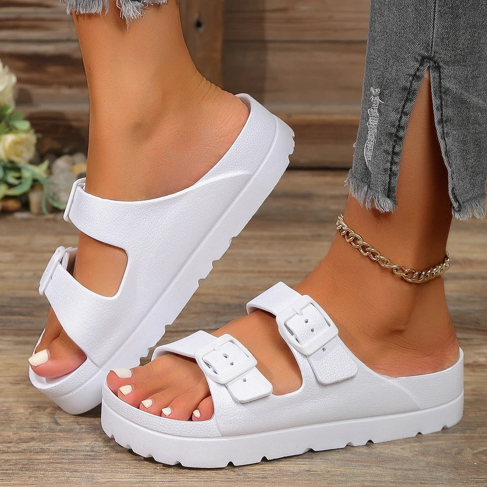 Women's Supportive Sandals Thick Sole Ergonomic | Footwear