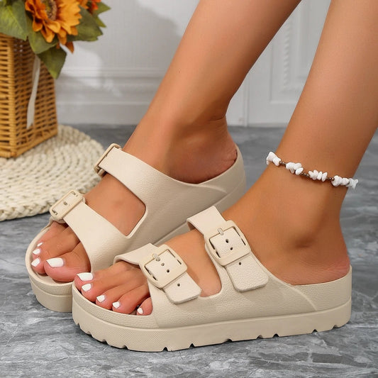 Women's Supportive Sandals Thick Sole Ergonomic | Footwear