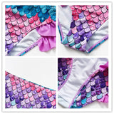 Women's Swimsuit Bikini Set Kids Swimwear Ruffle | Floral