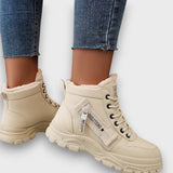 Women's lug ankle boots, view 2