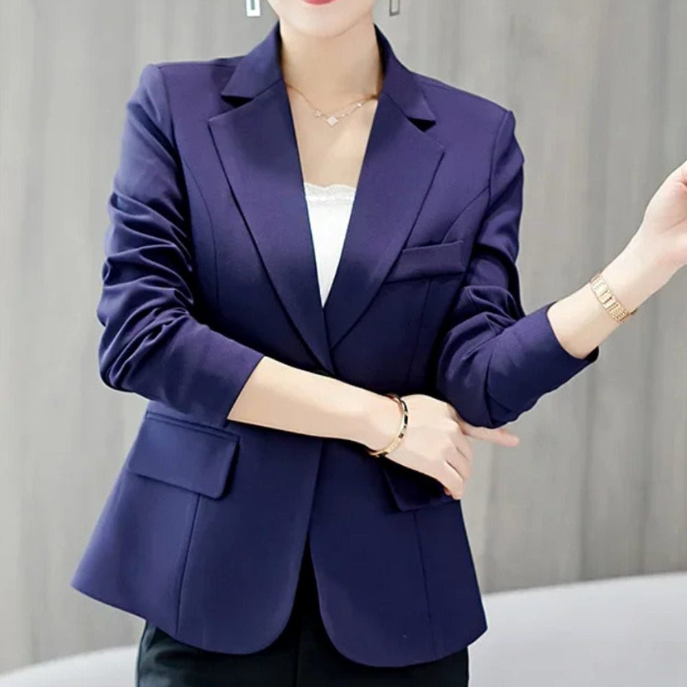 Charlotte | Women's Tailored Slim-Fit One-Button Office Blazer - 11