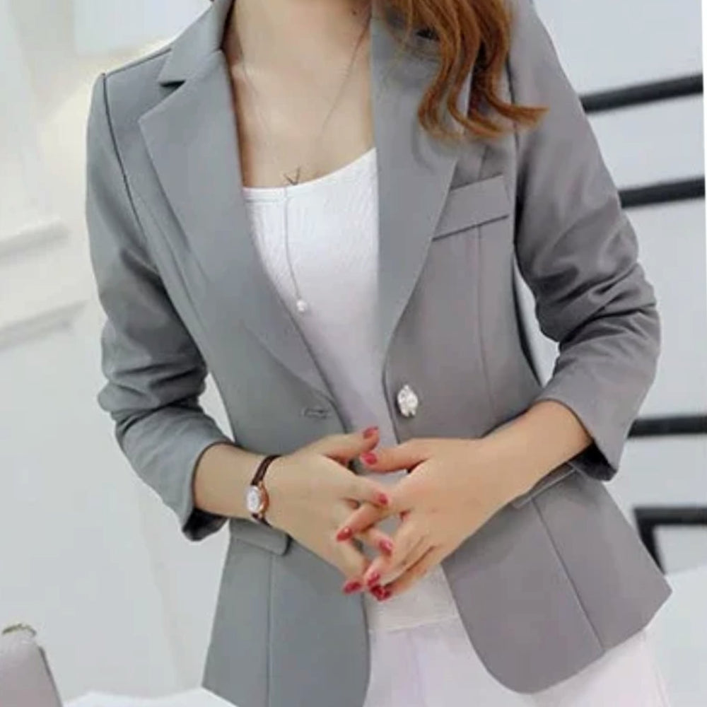 Charlotte | Women's Tailored Slim-Fit One-Button Office Blazer - 13