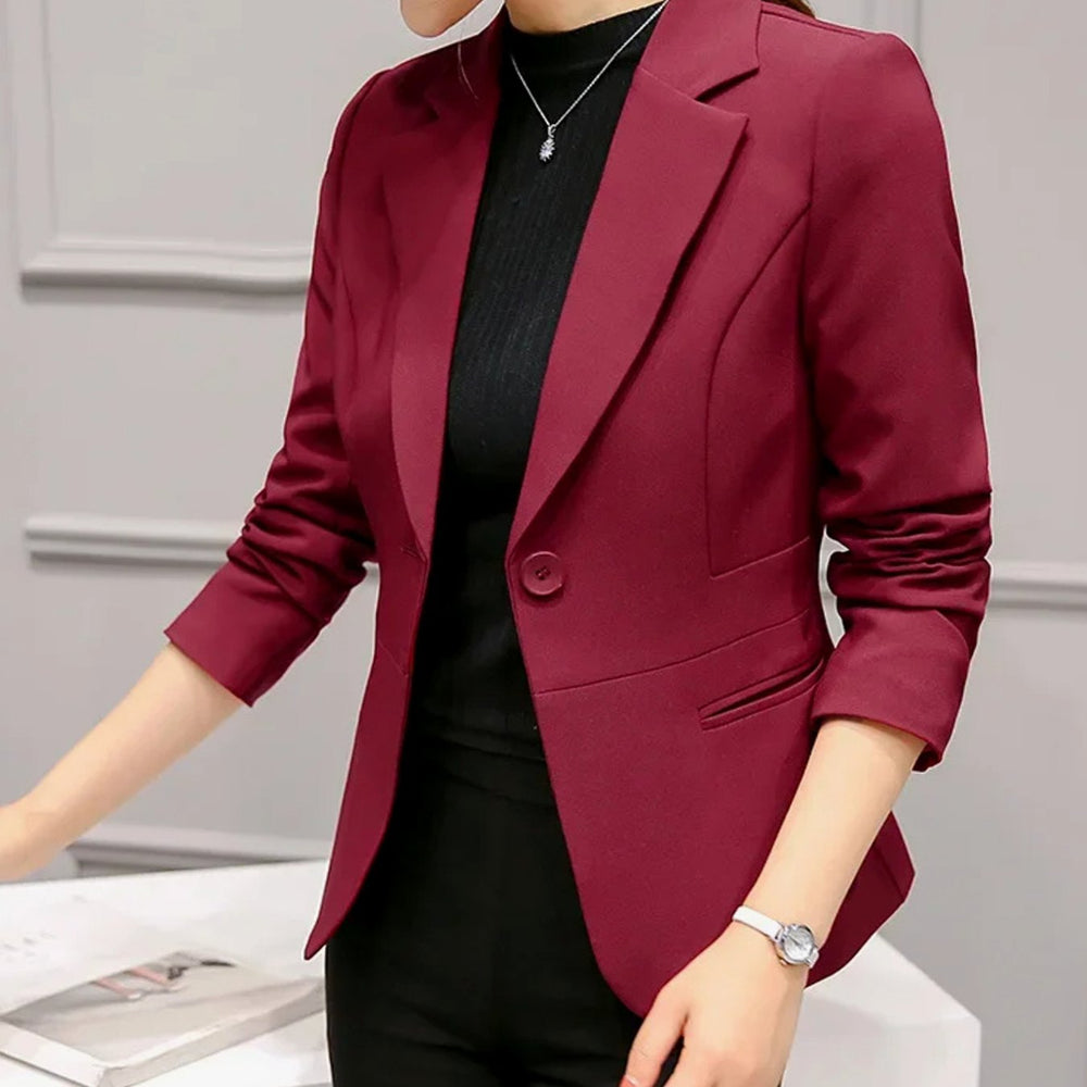 Charlotte | Women's Tailored Slim-Fit One-Button Office Blazer - 5