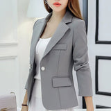 Charlotte | Women's Tailored Slim-Fit One-Button Office Blazer - 6