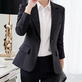 Charlotte | Women's Tailored Slim-Fit One-Button Office Blazer - 7
