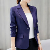 Charlotte | Women's Tailored Slim-Fit One-Button Office Blazer - 8