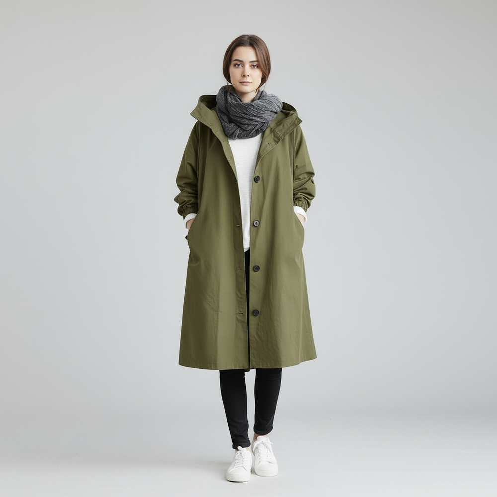 Women's Trench Coat Waterproof | Winter Coat