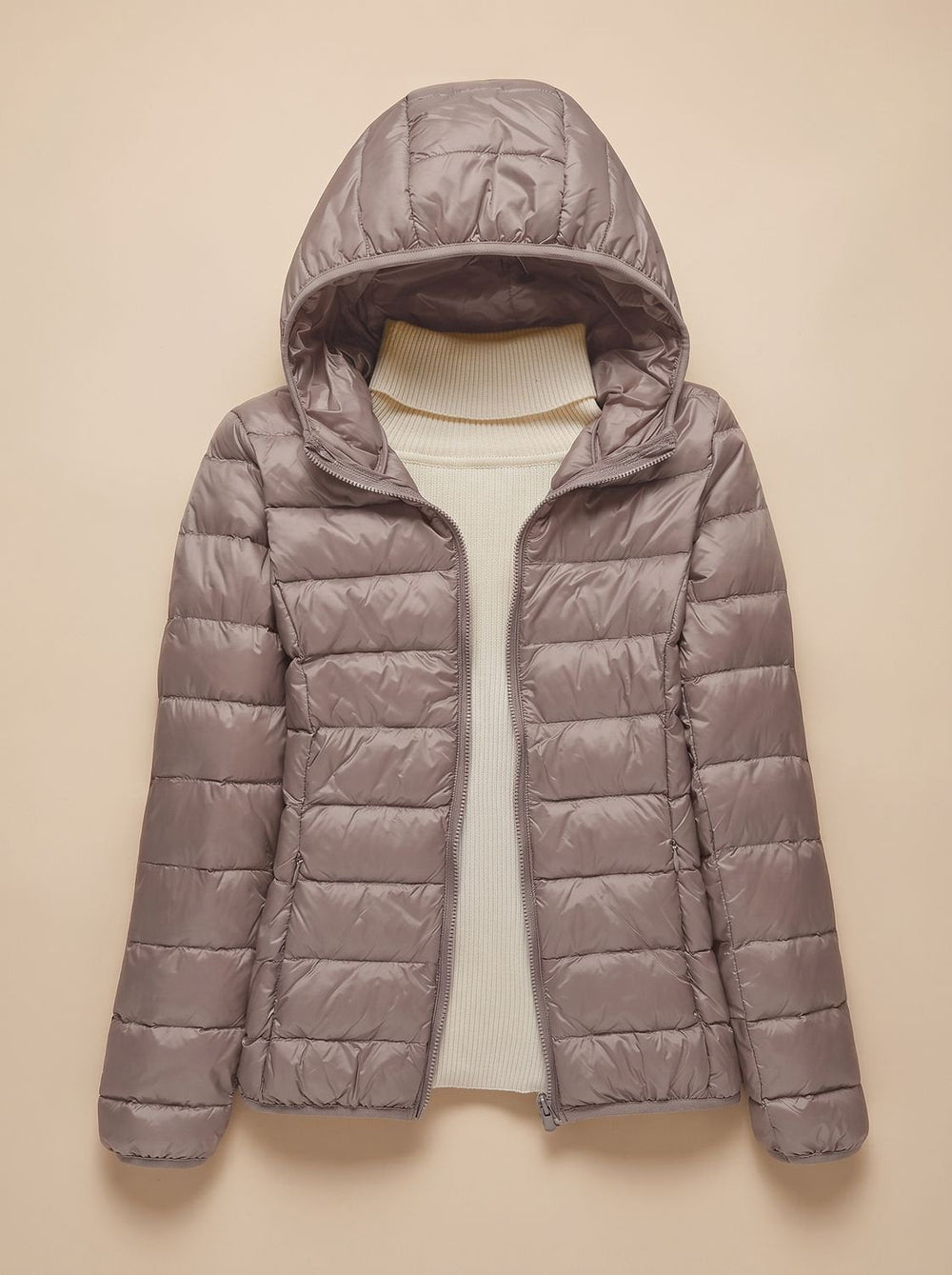 Evelyn | Women's Ultra-Light Hooded Quilted Winter Coat
