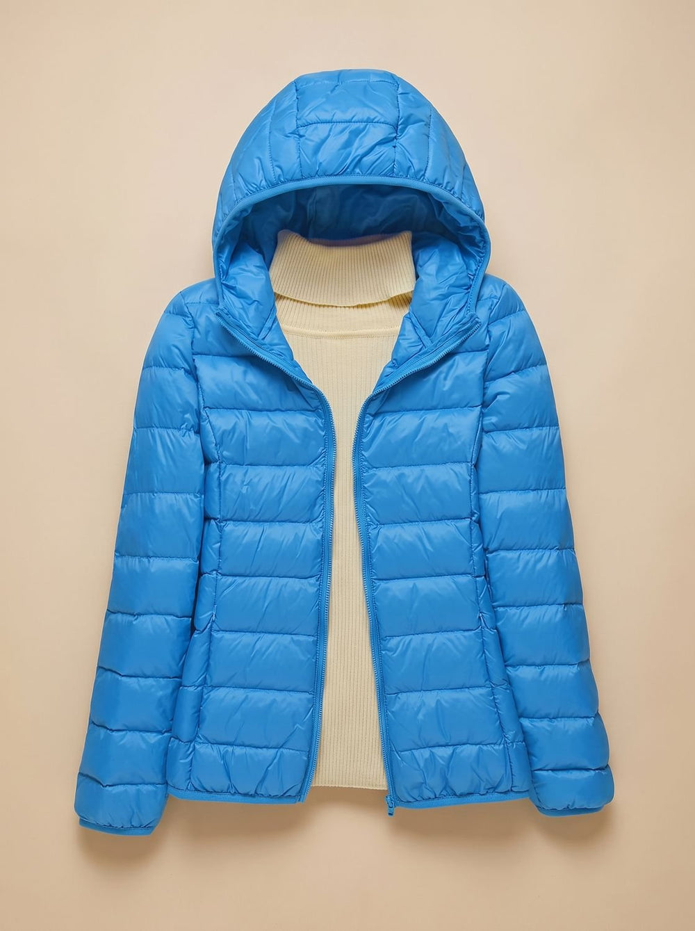 Evelyn | Women's Ultra-Light Hooded Quilted Winter Coat