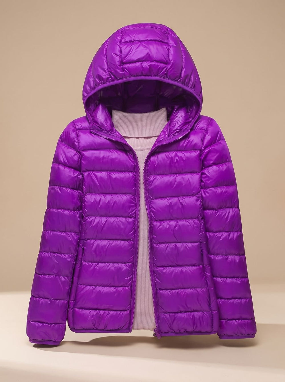 Evelyn | Women's Ultra-Light Hooded Quilted Winter Coat