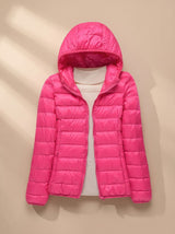 Evelyn | Women's Ultra-Light Hooded Quilted Winter Coat