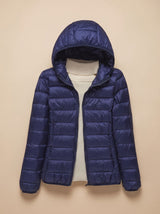 Evelyn | Women's Ultra-Light Hooded Quilted Winter Coat