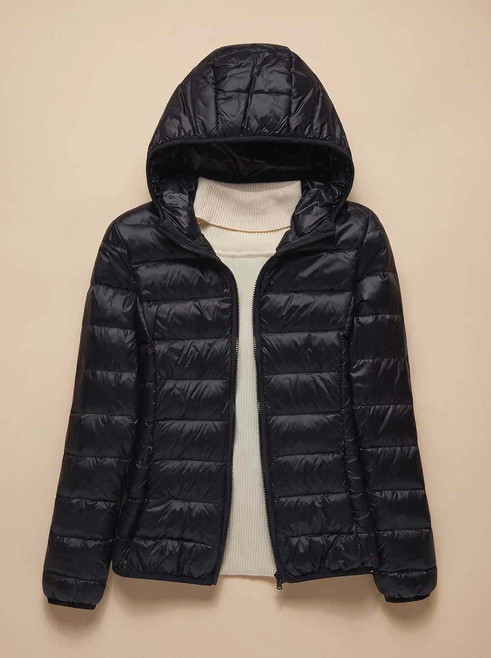 Evelyn | Women's Ultra-Light Hooded Quilted Winter Coat