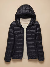 Evelyn | Women's Ultra-Light Hooded Quilted Winter Coat