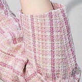 Emma | Women's Vest Plaid Single-Button Tailored Blazer Jacket