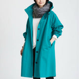 Women's Waterproof Trench Coat Hooded | Functional Outerwear