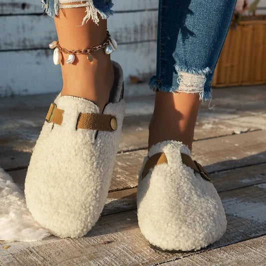 Women's Slippers – Winter, Cozy & Sheepskin Lined