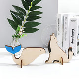 WildGlow Wooden Animal Table Lamp - Eco-Friendly Night Light for Kids' Rooms & Nursery Decor