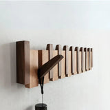 Elegant Wooden Piano Coat Rack - HarmonyCoat | Stylish & Functional Entryway Organizer