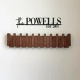Elegant Wooden Piano Coat Rack - HarmonyCoat | Stylish & Functional Entryway Organizer