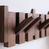 Elegant Wooden Piano Coat Rack - HarmonyCoat | Stylish & Functional Entryway Organizer