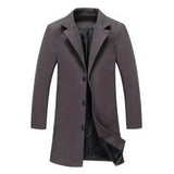 Wool Men's Coat for Autumn and Winter - Tomas