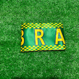 World Cup Brazil Flag Football Scarf Fringe Brazil Scarf