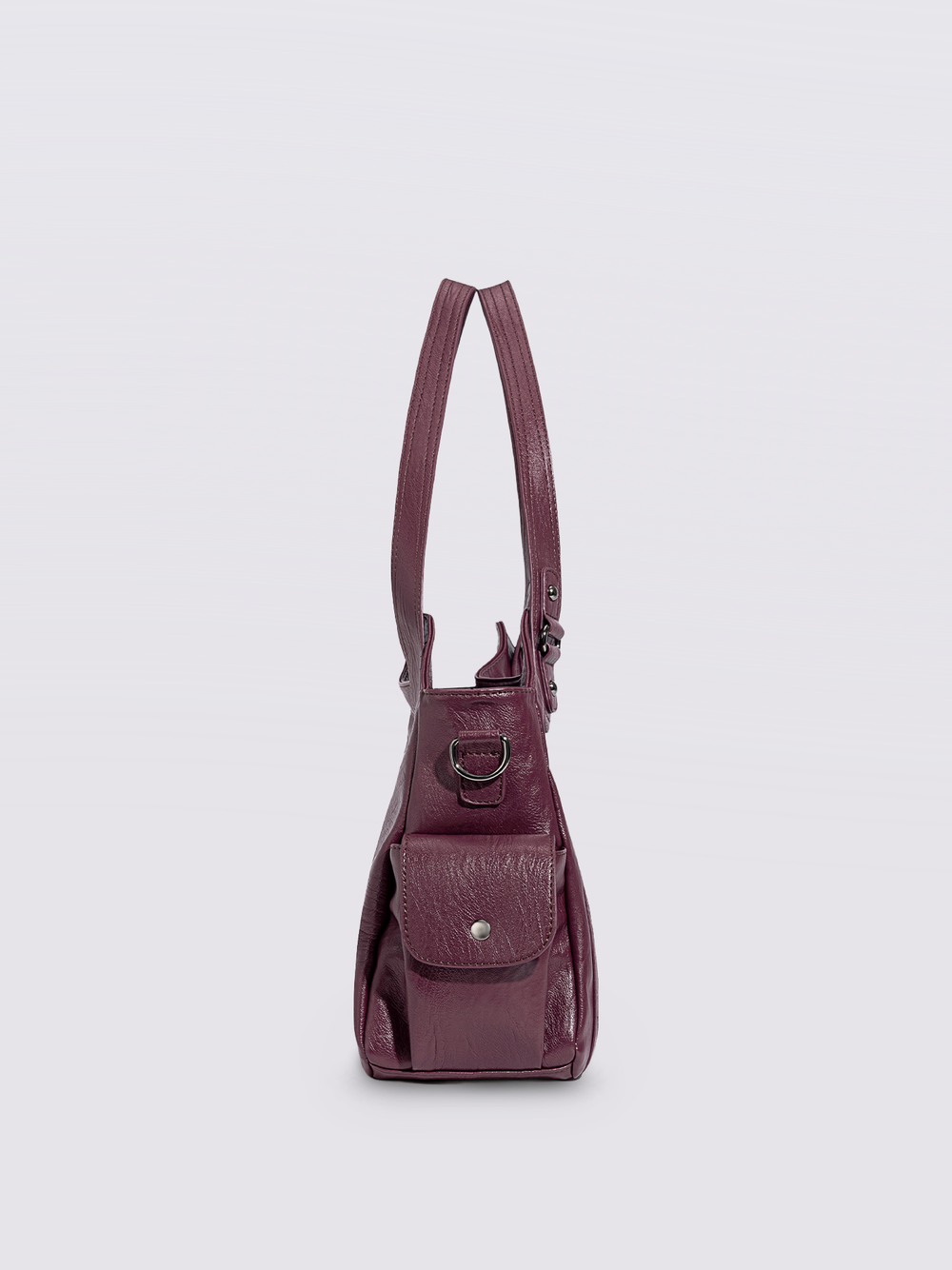 Stylische Handtasche mit Reißverschlusstaschen & Abnehmbarem Trageriemen – Ideal für Alltag & Reisen