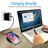 Wireless Charging Pad – 30W Fast Charge, Qi Compatible & LED Ring