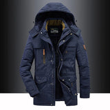 Leventis men's parka - Blue