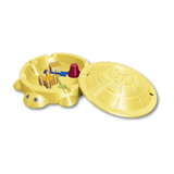 Turtle Desktop Sandbox Set – Play Sand, Tools & Storage Lid for Kids