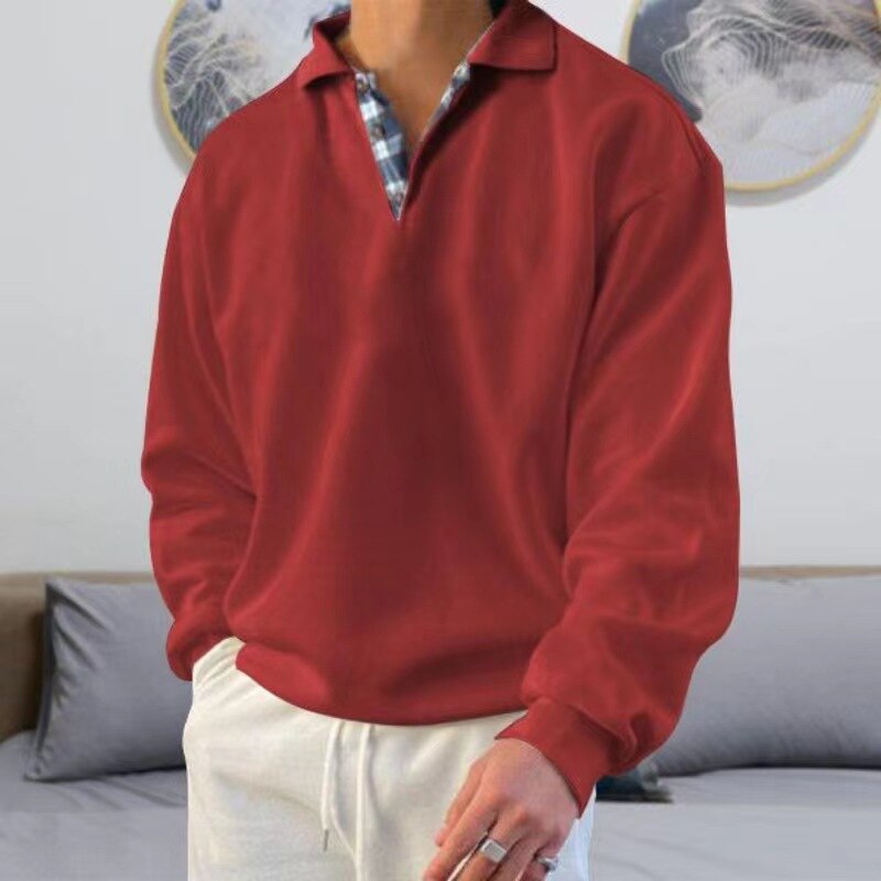 Lightweight Men's Autumn Sweater with Loose Fit – Benedikt
