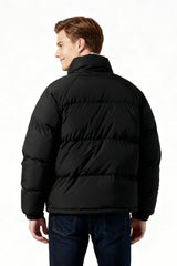 Men's quilted puffer jacket, view 2