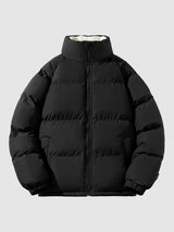 Men's quilted puffer jacket, view 4