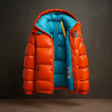 Men's zip-up puffer jacket, view 2