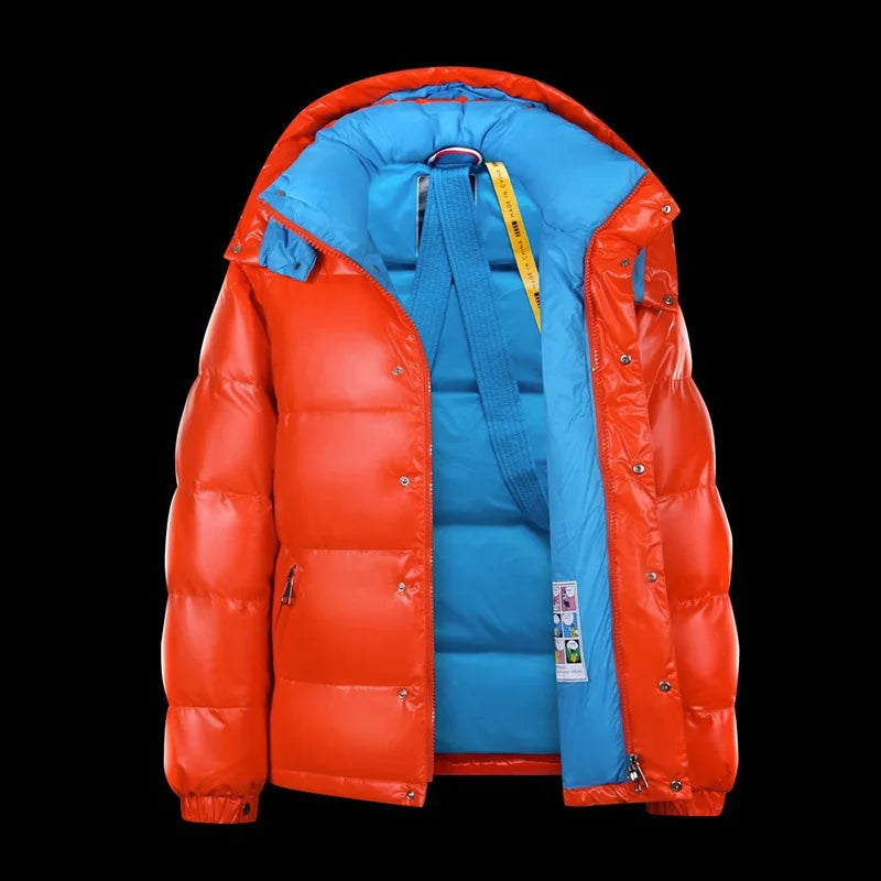 Men's zip-up puffer jacket, view 5